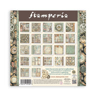 
              STAMPERIA - Scrapbooking Printed Pad for Art and Craft 22 sheets cm 30,5x30,5 (12"x12") Single face - Gardens of Time
            