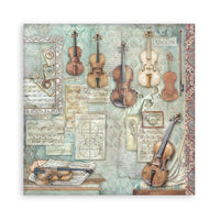 STAMPERIA - 12”x12” (30.5x30.5 cm) Paper Pad 22 single sided paper sheets - Symphony