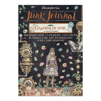 
              STAMPERIA - Printed Art Junk journal: stickers, cut-outs, backgrounds for Art and Craft - Gardens of Time
            