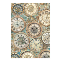
              STAMPERIA - Printed Art Junk journal: stickers, cut-outs, backgrounds for Art and Craft - Gardens of Time
            