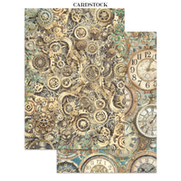 
              STAMPERIA - Printed Art Junk journal: stickers, cut-outs, backgrounds for Art and Craft - Gardens of Time
            