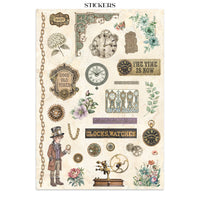 
              STAMPERIA - Printed Art Junk journal: stickers, cut-outs, backgrounds for Art and Craft - Gardens of Time
            