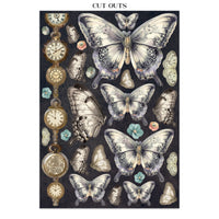 
              STAMPERIA - Printed Art Junk journal: stickers, cut-outs, backgrounds for Art and Craft - Gardens of Time
            