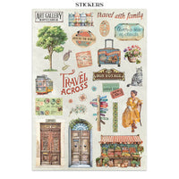 
              STAMPERIA - Art of Travelling - Junk Journal Stickers Backgrounds Cut-Outs (SBJK18)
            