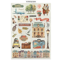 
              STAMPERIA - Art of Travelling - Junk Journal Stickers Backgrounds Cut-Outs (SBJK18)
            