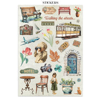 
              STAMPERIA - Art of Travelling - Junk Journal Stickers Backgrounds Cut-Outs (SBJK18)
            