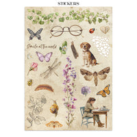 STAMPERIA - Printed Art Junk journal: stickers, cut-outs, backgrounds for Art and Craft - All Around