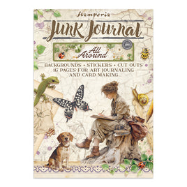 STAMPERIA - Printed Art Junk journal: stickers, cut-outs, backgrounds for Art and Craft - All Around