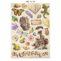 STAMPERIA - Printed Art Junk journal: stickers, cut-outs, backgrounds for Art and Craft - All Around