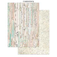 STAMPERIA - Printed Art Junk journal: stickers, cut-outs, backgrounds for Art and Craft - Wonderland