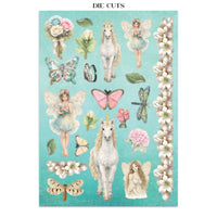 STAMPERIA - Printed Art Junk journal: stickers, cut-outs, backgrounds for Art and Craft - Wonderland