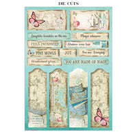 STAMPERIA - Printed Art Junk journal: stickers, cut-outs, backgrounds for Art and Craft - Wonderland