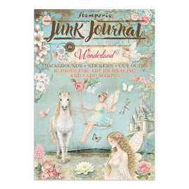 STAMPERIA - Printed Art Junk journal: stickers, cut-outs, backgrounds for Art and Craft - Wonderland