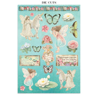 STAMPERIA - Printed Art Junk journal: stickers, cut-outs, backgrounds for Art and Craft - Wonderland