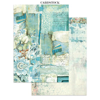 STAMPERIA - Printed Art Junk journal: stickers, cut-outs, backgrounds for Art and Craft - Wonderland