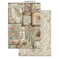 STAMPERIA - Printed Art Junk journal: stickers, cut-outs, backgrounds for Art and Craft - Symphony