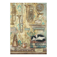 STAMPERIA - Printed Art Junk journal: stickers, cut-outs, backgrounds for Art and Craft - Symphony