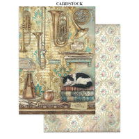 STAMPERIA - Printed Art Junk journal: stickers, cut-outs, backgrounds for Art and Craft - Symphony