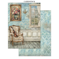 STAMPERIA - Printed Art Junk journal: stickers, cut-outs, backgrounds for Art and Craft - Symphony