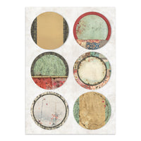 STAMPERIA - Printed Art Junk journal: stickers, cut-outs, backgrounds for Art and Craft - Oriental Garden