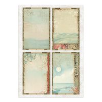 STAMPERIA - Printed Art Junk journal: stickers, cut-outs, backgrounds for Art and Craft - Oriental Garden