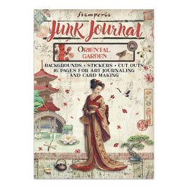 STAMPERIA - Printed Art Junk journal: stickers, cut-outs, backgrounds for Art and Craft - Oriental Garden