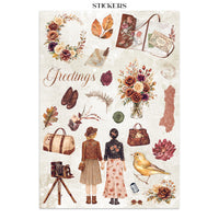 STAMPERIA - Printed Art Junk journal: stickers, cut-outs, backgrounds for Art and Craft - Our Way