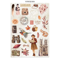 STAMPERIA - Printed Art Junk journal: stickers, cut-outs, backgrounds for Art and Craft - Our Way
