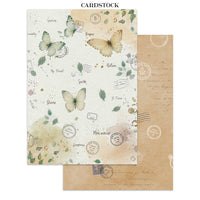 STAMPERIA - Printed Art Junk journal: stickers, cut-outs, backgrounds for Art and Craft - Flowers and Poems