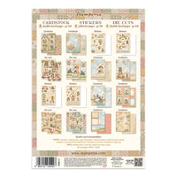 STAMPERIA - Printed Art Junk journal: stickers, cut-outs, backgrounds for Art and Craft - Cozy Family
