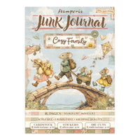 STAMPERIA - Printed Art Junk journal: stickers, cut-outs, backgrounds for Art and Craft - Cozy Family