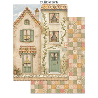 STAMPERIA - Printed Art Junk journal: stickers, cut-outs, backgrounds for Art and Craft - Cozy Family
