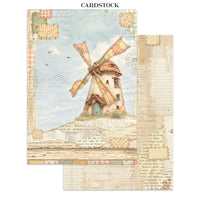 STAMPERIA - Printed Art Junk journal: stickers, cut-outs, backgrounds for Art and Craft - Cozy Family