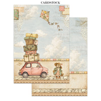 STAMPERIA - Printed Art Junk journal: stickers, cut-outs, backgrounds for Art and Craft - Cozy Family