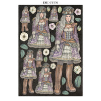 STAMPERIA - Printed Art Junk Journal Focus Points for Art and Craft A5 - Gardens of Time