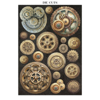 STAMPERIA - Printed Art Junk Journal Focus Points for Art and Craft A5 - Gardens of Time