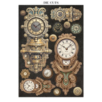 STAMPERIA - Printed Art Junk Journal Focus Points for Art and Craft A5 - Gardens of Time