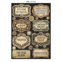 STAMPERIA - Printed Art Junk Journal Focus Points for Art and Craft A5 - Gardens of Time