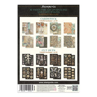 STAMPERIA - Printed Art Junk Journal Focus Points for Art and Craft A5 - Gardens of Time