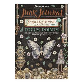 STAMPERIA - Printed Art Junk Journal Focus Points for Art and Craft A5 - Gardens of Time