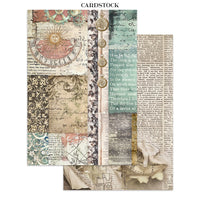 STAMPERIA - Printed Art Junk Journal Focus Points for Art and Craft A5 - Gardens of Time
