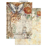 STAMPERIA - Printed Art Junk Journal Focus Points for Art and Craft A5 - Gardens of Time