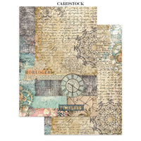 STAMPERIA - Printed Art Junk Journal Focus Points for Art and Craft A5 - Gardens of Time