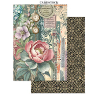 STAMPERIA - Printed Art Junk Journal Focus Points for Art and Craft A5 - Gardens of Time