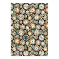 STAMPERIA - Printed Art Junk Journal Focus Points for Art and Craft A5 - Gardens of Time