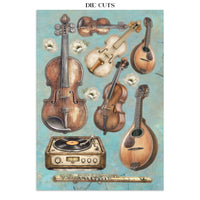 STAMPERIA - Printed Art Junk Journal Focus Points for Art and Craft A5 - Symphony