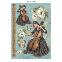 STAMPERIA - Printed Art Junk Journal Focus Points for Art and Craft A5 - Symphony