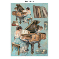 STAMPERIA - Printed Art Junk Journal Focus Points for Art and Craft A5 - Symphony