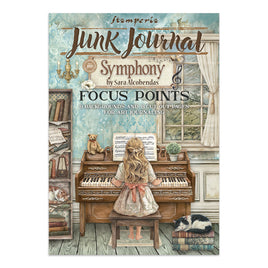 STAMPERIA - Printed Art Junk Journal Focus Points for Art and Craft A5 - Symphony