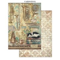 STAMPERIA - Printed Art Junk Journal Focus Points for Art and Craft A5 - Symphony